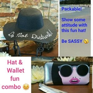 *BIG SALE - final drop* DIVA-licious Hat/Wallet 🌞
